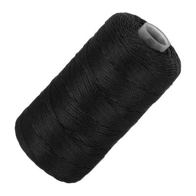 Nylon String Cord 1.5mm x 218Yards Rope Braided Thread Beading Cord,Black Foto 1 de 4