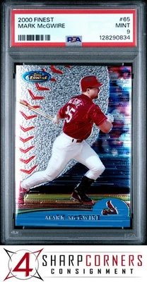 2000 FINEST #65 MARK McGWIRE CARDINALS PSA 9 - Image 1 of 3
