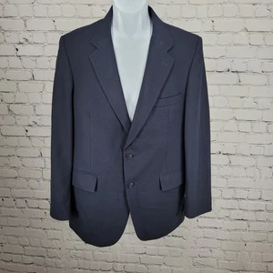 Blazer Abrigo Deportivo De Colección Pietro Rossi Azul Marino 2 Botones Muesca Ventilada EE. UU. 39 - Imagen 1 de 15