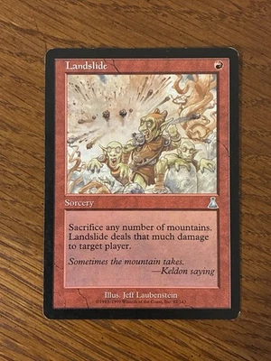 Landslide - Urza's Destiny - Magic the Gathering MTG. M2 - Image 1 of 2