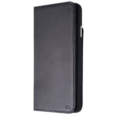 Case-Mate Wallet Folio Genuine Leather Case for Apple iPhone XS Max - Black - Image 1 of 3