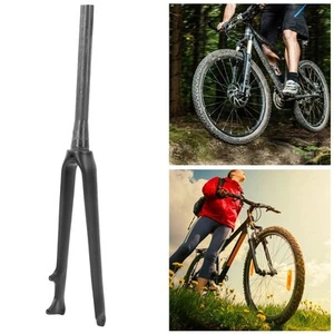 Carbon Fiber Front Fork 3K Matte Road Bike Disc Brake Top Tube Taper Pipe DOB - Picture 1 of 12
