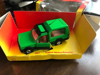 Vintage Corgi Boxed Toy Car Talbot Matra Rancho Rare Green 457 Collectable - Image 1 of 4