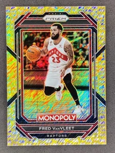 2022-23 Panini Prizm Monopoly FRED VanVLEET Gold Money Shimmer /500 #83 Raptors - Foto 1 di 2