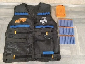 NERF N-Strike Elite Tactical Weste Jacke & Magazin & x30 Darts guter Zustand  - Bild 1 von 23