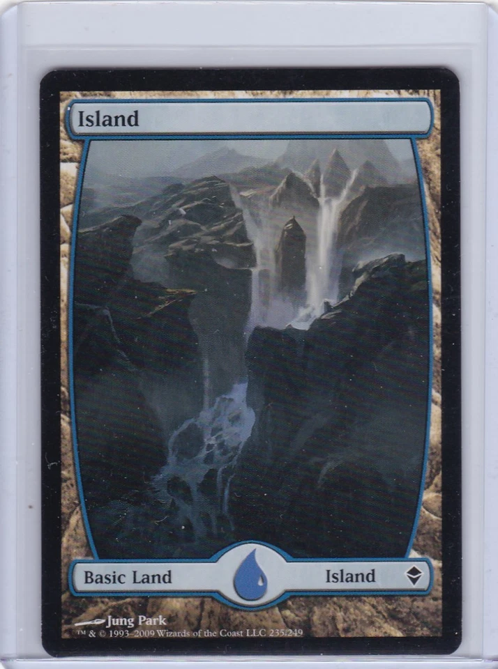 Island (235) - Full Art Zendikar Regular