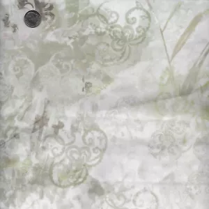 Fabric ~ Willow ~ McKenna Ryan ~ Hoffman~ Sage Green & Cream ~ 1/2 Yard - Picture 1 of 1