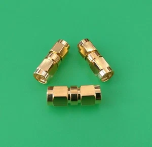 (2 PCS) SMA Double Male RF Connector - USA Seller - Picture 1 of 3