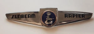 Sunbeam Rapier Hood Bonnet Grill Emblem Stamped J Fray LTD BAM - Picture 1 of 9