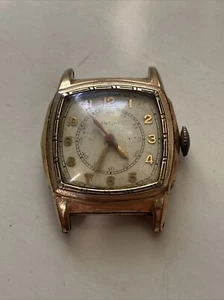 RELOJ CENTINELA RARO VINTAGE CHARLIN WATCH CO PLACA ORO LAMINADO 10K - Imagen 1 de 11