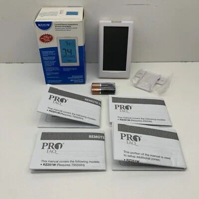 Pro1 RZ251W Remote Wireless Indoor Sensor Remote Control (for T955WH or Z955W) - Image 1 of 4