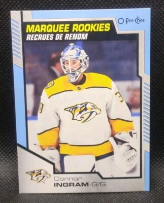 Connor Ingram 2020-21 UD OPC Update Marquee Rookies Blue Border #640 Nashville - Image 1 of 2