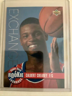1993-94 Upper Deck Rookie Exchange #RE6 Calbert Cheaney Washington Bullets Foto 1 de 2