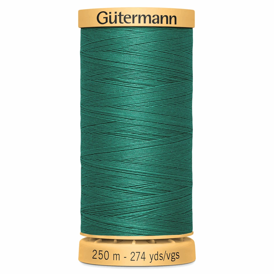 Gutermann Natural cotton thread 250m 274 yds 100% cotton 8244 fern - Image 1 of 1