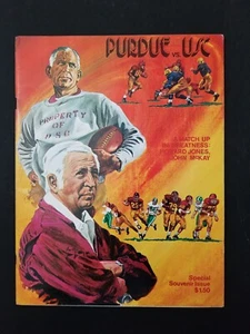 1975 Gameday-Programm USC TROJANER vs PURDUE JOHN MCKAY HOWARD JONES - Bild 1 von 7