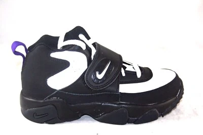 (PS) 630912-103 WHITE/WHITE-BLACK-COURT PURPLE $68.00 YOUTH SIZE - Image 1 of 4