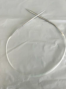 Circular Knitting Needle Aluminum & Nylon 12" Size 2 Pre Owned (D35BT) - Picture 1 of 2