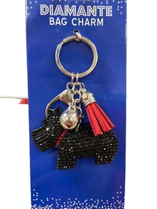 Keyring Diamante bag charm Scotlang - Picture 1 of 3