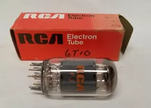 Tubo elettronico RCA 6T10 NOS nella scatola originale ~ testato - Foto 1 di 3