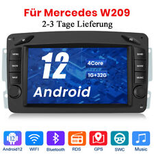 Produktbild - 7"Android12 Für Mercedes Benz C Klasse W203 W209 Autoradio RDS GPS Nav DAB+ BT