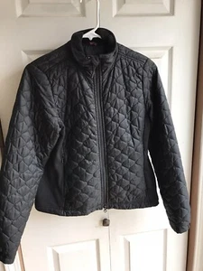 Women’s LL Bean Black Quilted Shell Puffer Jacket Winter ski Full Zip Size XS - Picture 1 of 4