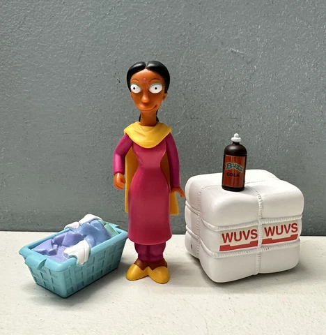 2003 Playmates Simpsons World of Springfield Interactive Manjula Figure Complete Cover