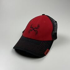 Hoyt Archery Bow Hunting Strap back Hat Baseball Cap Two Tone Red Black