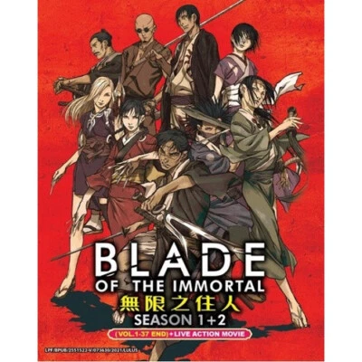 Anime DVD Blade Of The Immortal Season 1+2 (Vol.1-37 End) + Live Action Movie - Image 1 of 4