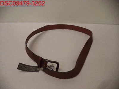 Timberland Hombre Marrón Oscuro 35 MM Cuero Genuino Clásico Jean Cinturón, Talla 40 Foto 1 de 4