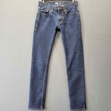 Old Navy Men Jeans Size 28 Blue Stretch Preppy Skinny Denim Classic Low Rise Zip