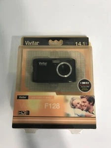 De colección Nuevo Vivitar ViviCam F128 14.1 MegaPixeles 2.7" Pantalla Paquete Dañado - Imagen 1 de 15