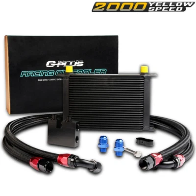 Fit For 2006-2011 BMW 3 Series 135 335 335i E90 E92 N54 25 Row 10AN Oil Cooler - Image 1 of 4