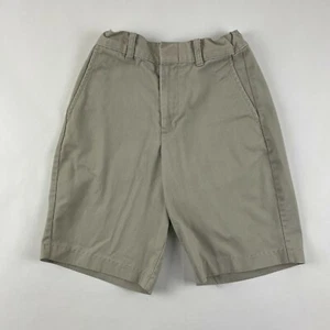 George Shorts School Uniform Boys Size 8 Khaki Elastic Adjustable Waist - Picture 1 of 6