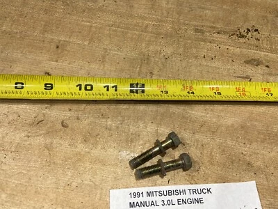 1987-1996 MIGHTY MAX REAR BRAKE EQUALIZER BOLTS SET OF 2 - Image 1 of 4