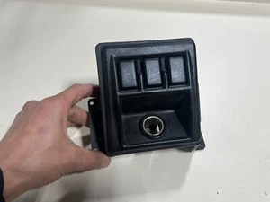 97 02 Jeep TJ Wrangler OE Center Dash Switch Panel Trim OEM - Picture 1 of 3