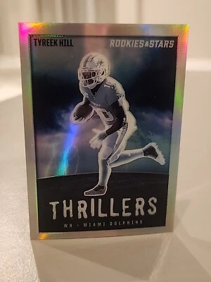 2023 Panini Rookies and Stars THRILLERS Silver Tyreek Hill #TH-19 Dolphins - Image 1 of 2