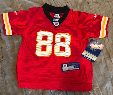 TONY GONZALEZ Kansas City CHIEFS Football Replica REEBOK Toddler 3T Jersey NEW Cover