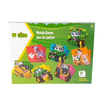 Tomy 47283 John Deere Kids Match Game Tractor Matching Pairs Game Memory Game - Image 1 of 4