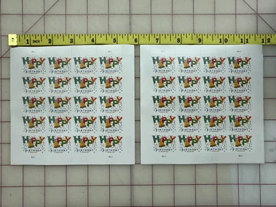40 estampillas de cumpleaños autoadhesivas para siempre estampillas postales de USPS ¡Enviamos diariamente! Foto 1 de 4