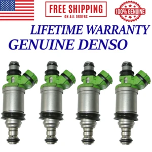 NEW OEM DENSO 4pc FUEL INJECTORS FOR 1993-1999 Toyota Camry LE Sedan 4- Door I4 - Picture 1 of 3