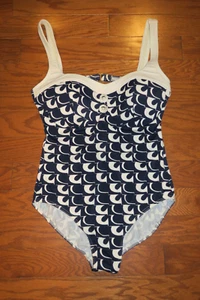 L C D ❤️ ❤️ ONE-PIECE NO-PADS WIRE LINED SWIMMING BIKINI SWIM SUIT CHEEKY COACS - Imagen 1 de 6