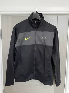 Nike Air Swoosh Track Training Tracksuit Jacket Black Full Zip Medium New - Picture 1 of 5