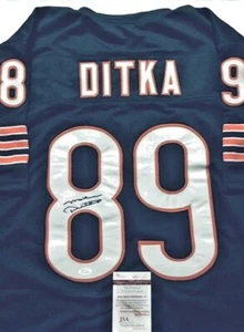 Mike Ditka autographed Chicago Blue Football Jersey - Picture 1 of 8