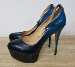 Zapatos de salón Guoar para mujer azules de tacón alto Reino Unido 8 - Imagen 1 de 5