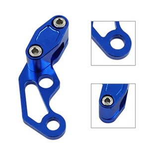 Protector de abrazadera de línea de freno de tubería de aceite universal para motocicletas aluminio azul - Imagen 1 de 5