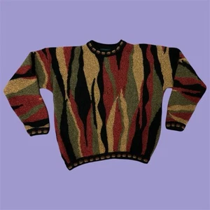 Coogi Style 3D Knit Tundra Wool Blend Sweater - PLEASE READ DESCRIPTION - Picture 1 of 8