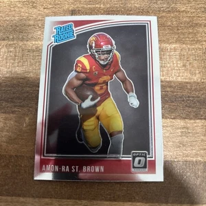 2021 Chronicles Draft Picks Donruss Optic Rated Amon-Ra St Brown #224 Rookie RC - Picture 1 of 2