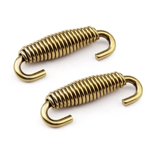 2 Stück Auspufffeder Auspuff Feder Krümmer Universal 64mm Länge Edelstahl AH' - Picture 1 of 5