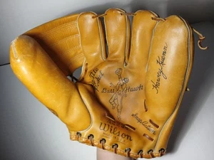 1950s Old Vintage Harvey Kuenn Baseball Glove Detroit Tigers Made USA EXCELLENT - Picture 1 of 20
