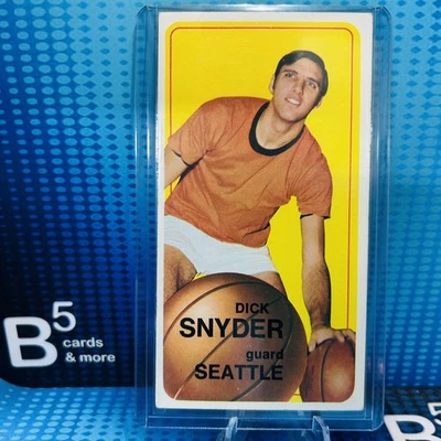 1970-71 Topps # 64 Dick Snyder EX-EXMINT Condition. Beautiful Tall Card - Image 1 of 2